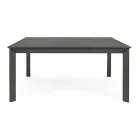 Mesa de exterior extensible hasta 160 cm en aluminio Homemotion - Andries viadurini
