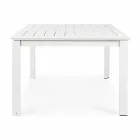 Mesa de exterior extensible hasta 160 cm en aluminio Homemotion - Andries viadurini