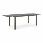 Mesa de exterior extensible hasta 240 cm en aluminio, Homemotion - Arold viadurini