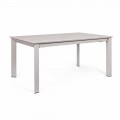 Mesa de exterior extensible de hasta 240 cm en aluminio Homemotion - Casper
