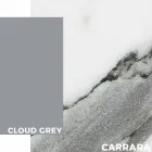 Mesa de exterior de aluminio de diseño moderno para jardín - Mississippi2 viadurini