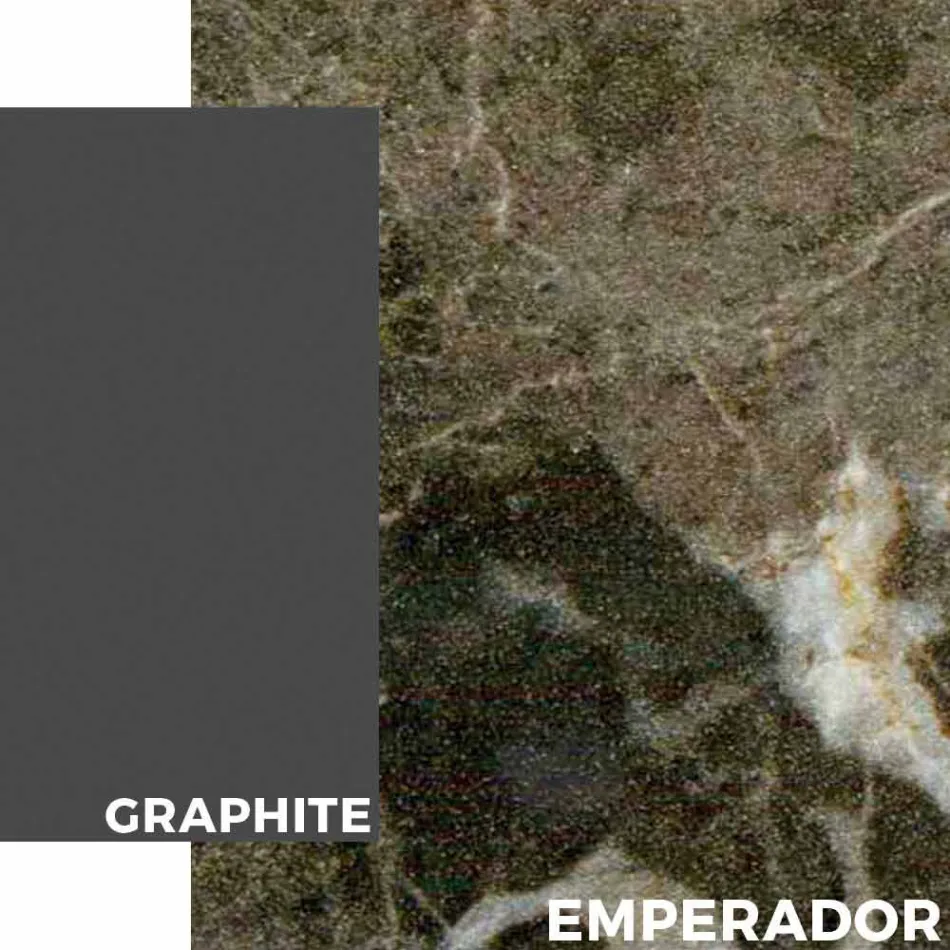 Mesa de exterior de aluminio de diseño moderno para jardín - Mississippi2 viadurini