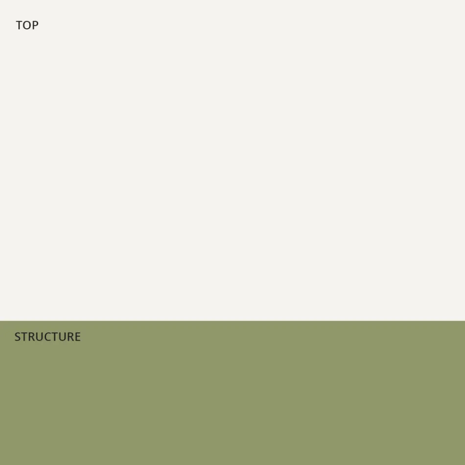 Mesa de exterior moderna en Hpl y polietileno mate Made in Italy - Forlina viadurini