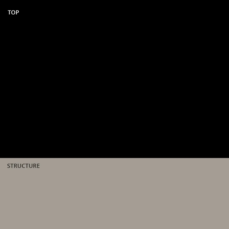 Mesa de exterior moderna en Hpl y polietileno mate Made in Italy - Forlina viadurini