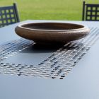 Mesa de jardín en acero galvanizado Made in Italy - Blair viadurini