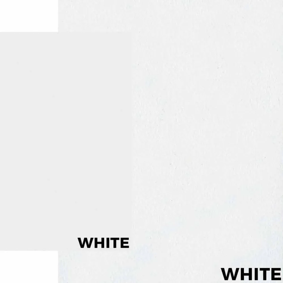 Mesa de jardín de aluminio blanco y diseño moderno laminado - Oceania2 viadurini