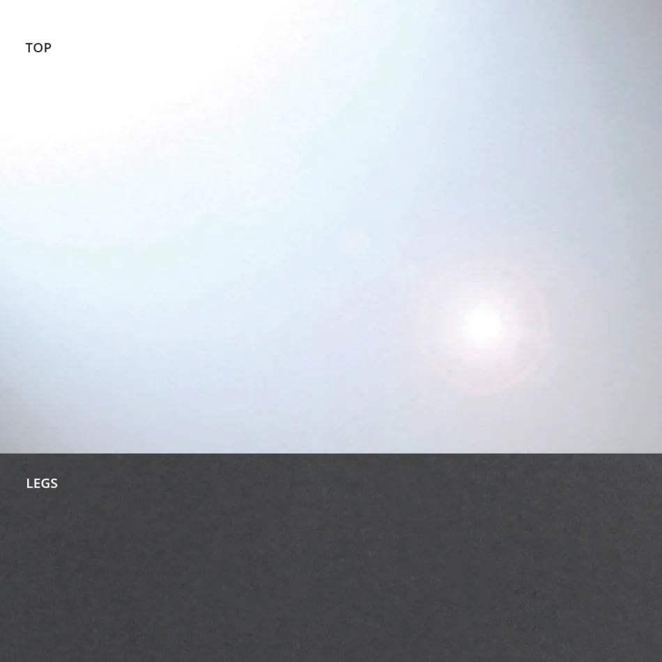 Mesa de comedor en forma de barril de vidrio y acero Made in Italy - Cave viadurini