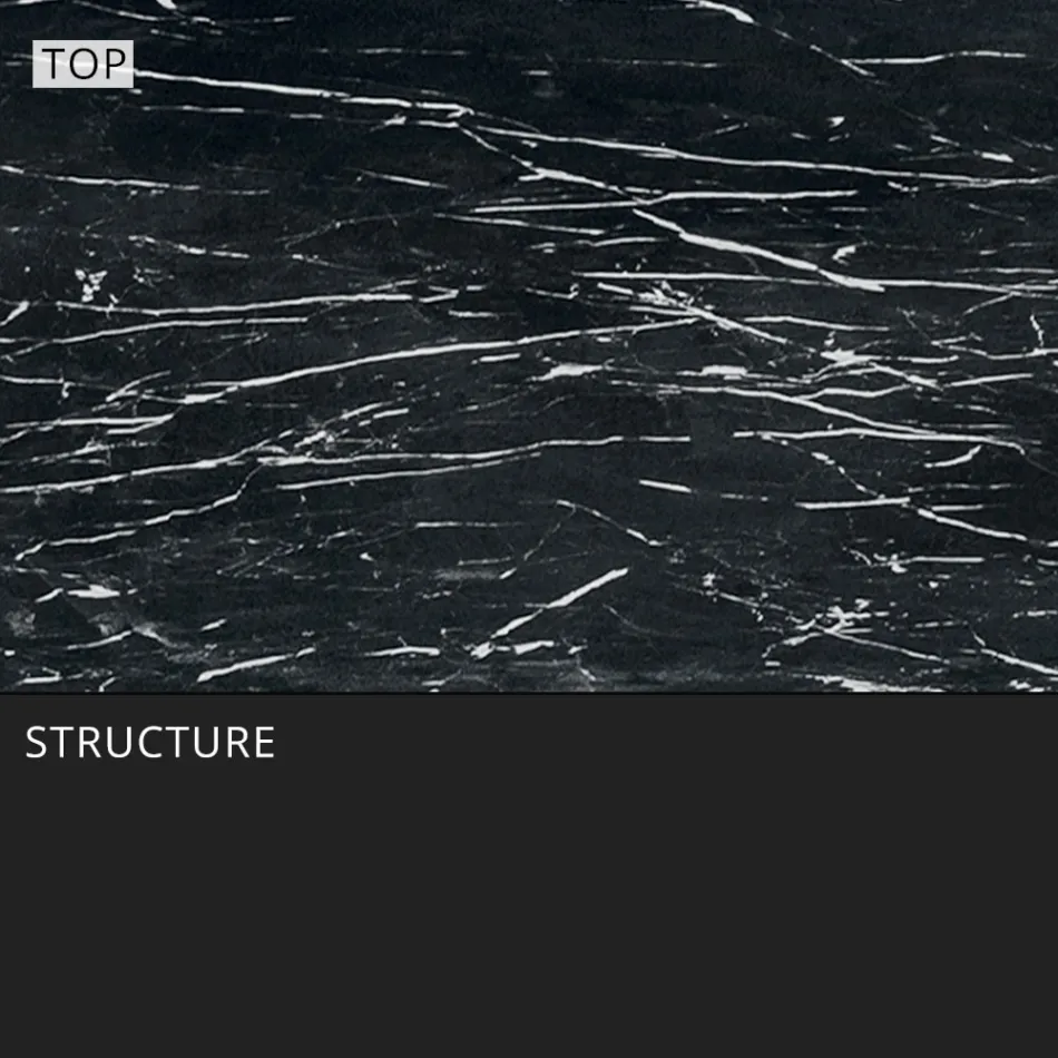 Mesa de Comedor de Exterior Extensible 318 cm en Aluminio y Gres - Filomena viadurini