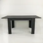 Mesa de Comedor Extensible a 170 cm Diseño en Madera Sostenible - Perro viadurini