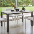 Mesa de comedor extensible a 180 cm en cerámica Made in Italy - Pitagora