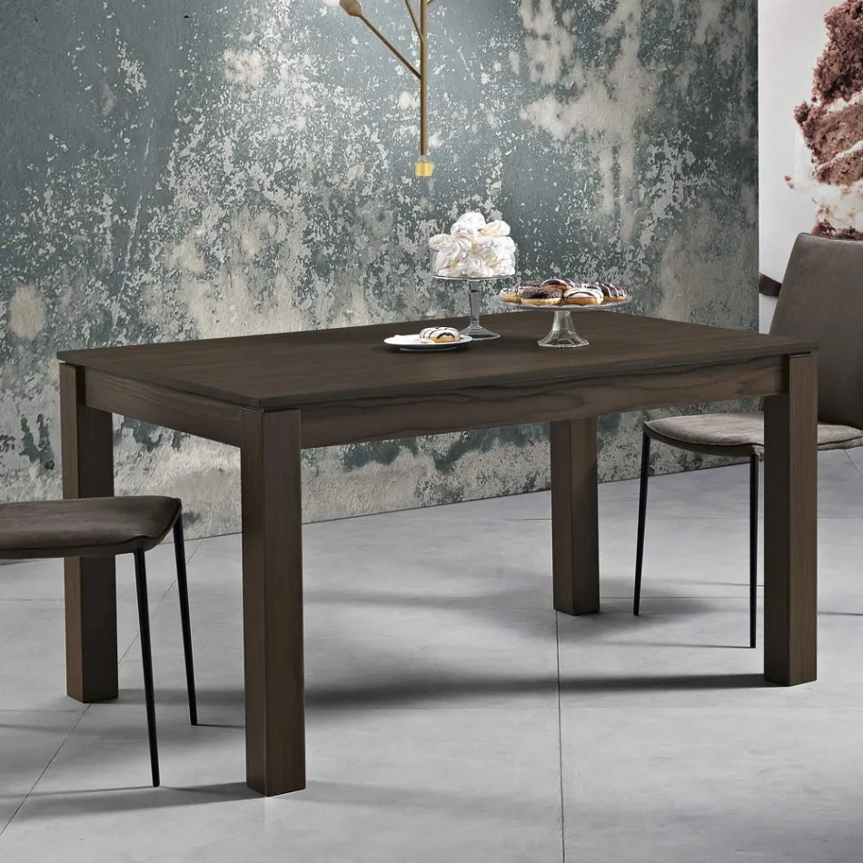 Mesa de Comedor Extensible a 200 cm en Melamina Made in Italy - Denis viadurini