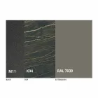 Mesa de comedor extensible a 298 cm en metal y tapa de cerámica - Anaconda viadurini