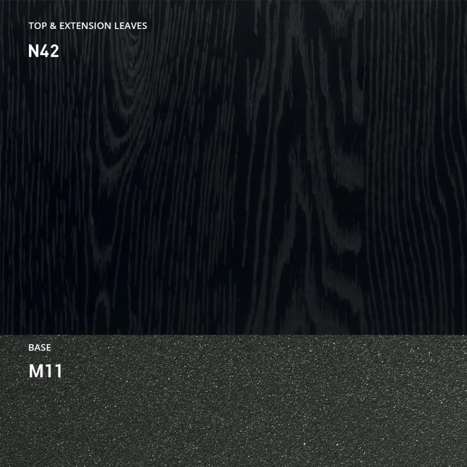 Mesa de Comedor Extensible hasta 298 cm en Melamina Made in Italy - Fedemo viadurini