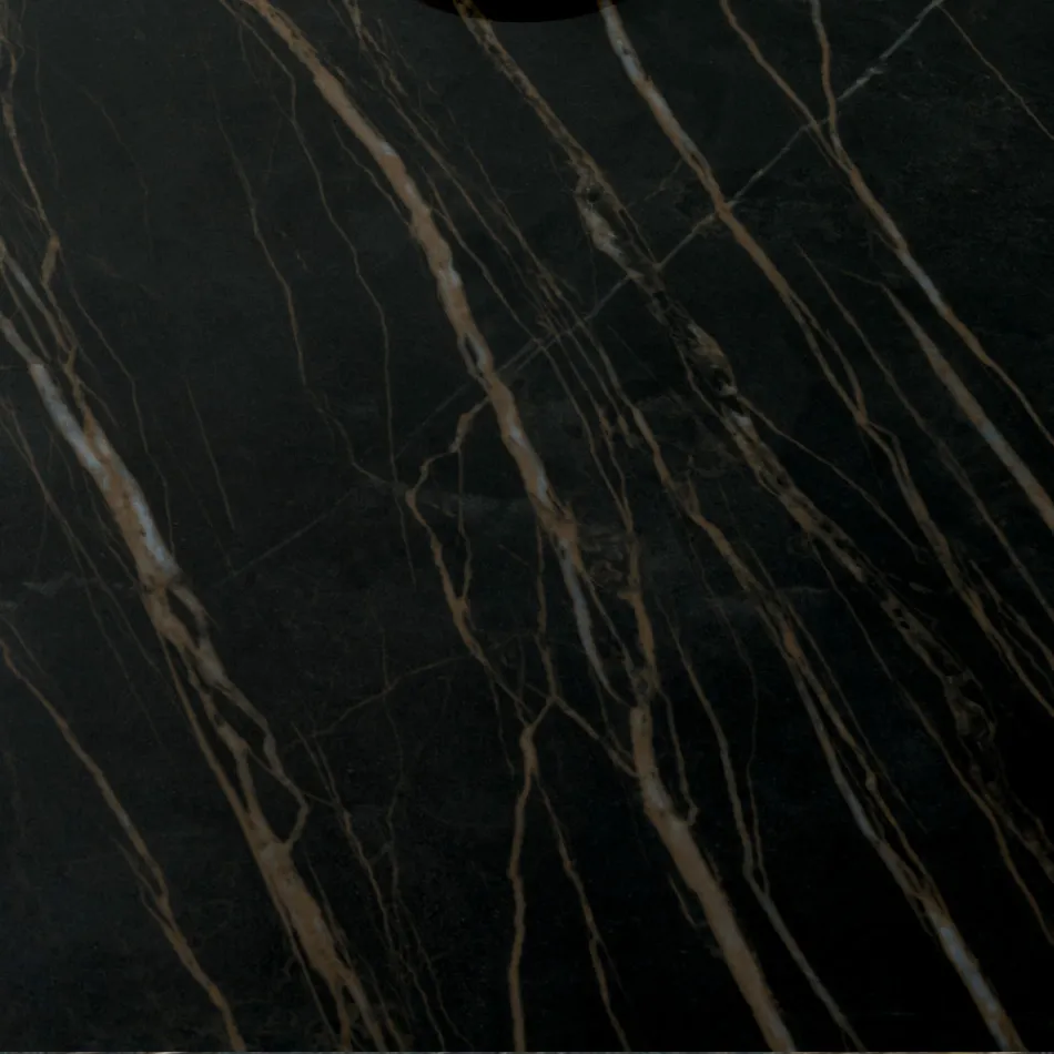 Mesa de Comedor Extensible hasta 3 m en Patas de Cerámica y Madera - Cesteo viadurini