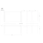 Mesa de Comedor de Metal Extensible a 310 cm Made in Italy - Euclide viadurini