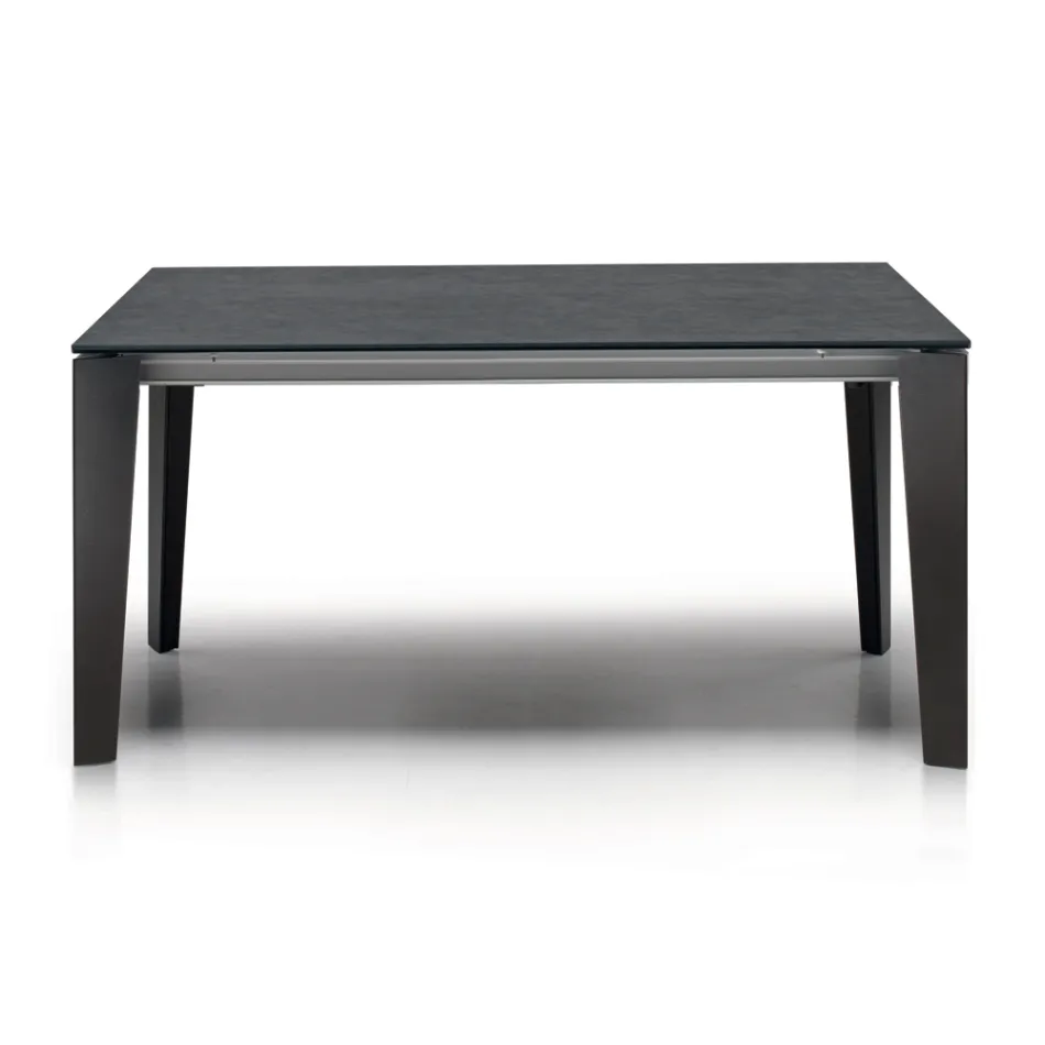 Mesa de Comedor Extensible hasta 325 cm en Laminado Made in Italy - Años Setenta viadurini
