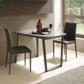 Mesa de comedor extensible hasta 170 cm en cerámica Made in Italy - Tremiti