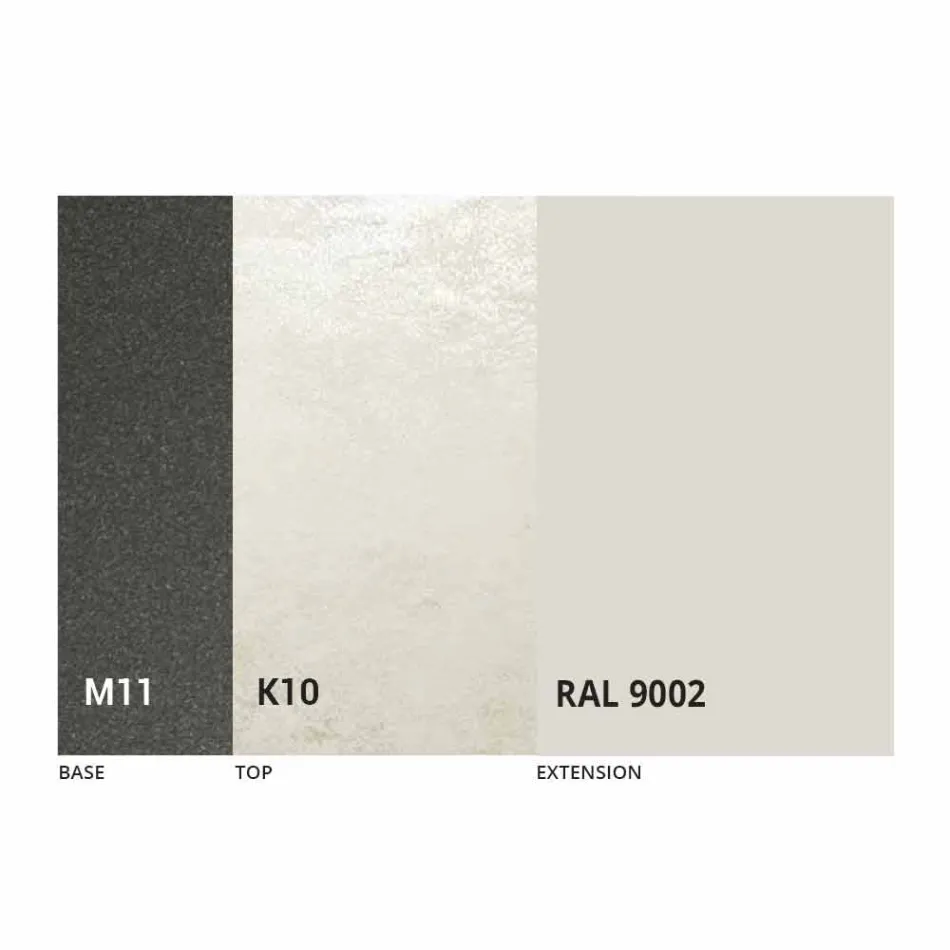 Mesa de comedor extensible hasta 170 cm en cerámica Made in Italy - Tremiti viadurini