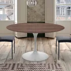 Mesa de comedor extensible hasta 170 cm en laminado Made in Italy - Dólares viadurini