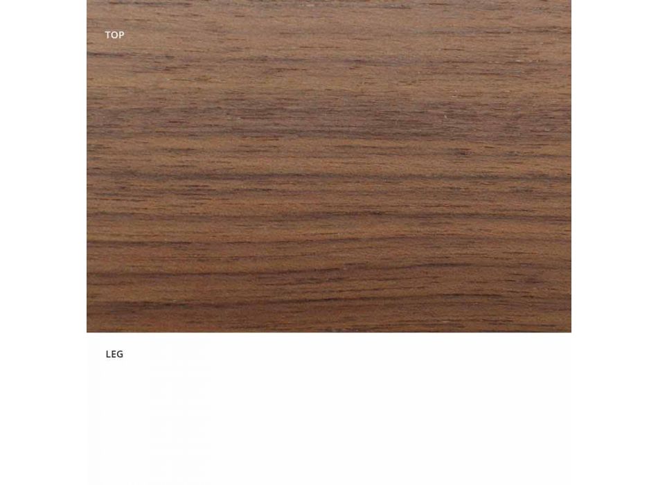 Mesa de comedor extensible hasta 170 cm en madera Made in Italy - Dólares viadurini