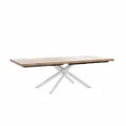Mesa de comedor extensible hasta 240 cm en madera Made in Italy - Xino viadurini