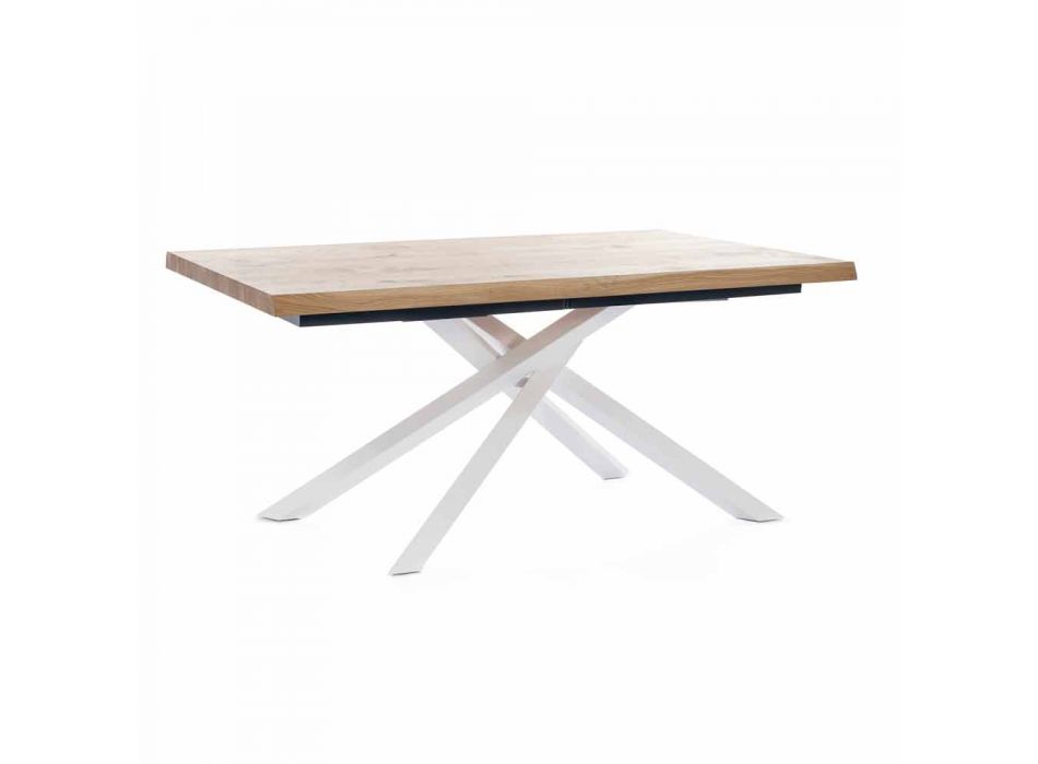 Mesa de comedor extensible hasta 240 cm en madera Made in Italy - Xino viadurini