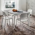 Mesa de comedor extensible hasta 252 cm en HPL Made in Italy - Efisto