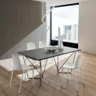 Mesa de comedor extensible hasta 280 cm en Fenix Made in Italy - Eolo viadurini