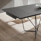 Mesa de comedor extensible hasta 280 cm en Fenix Made in Italy - Eolo viadurini