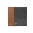 Mesa de Comedor Extensible hasta 280 o 298 cm Cerámica Metal - Revia viadurini