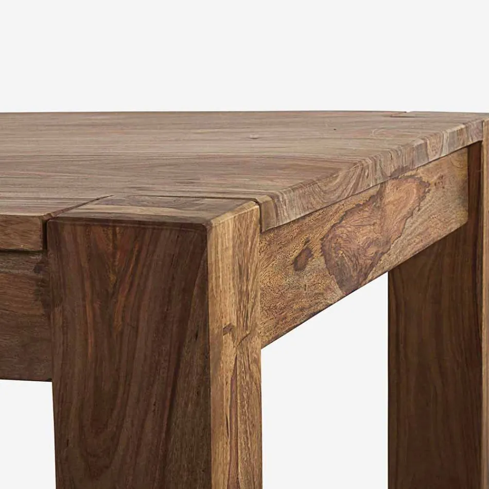 Homemotion - Mesa de comedor extensible Wonder Wood de hasta 300 cm viadurini