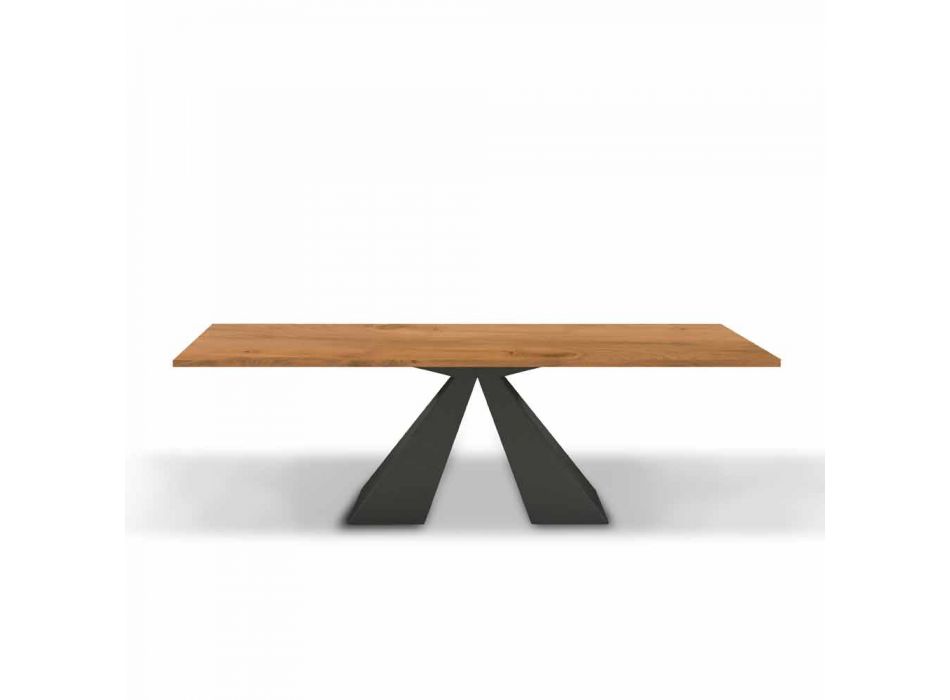 Mesa de comedor extensible hasta 300 cm en madera Made in Italy - Dalmata viadurini