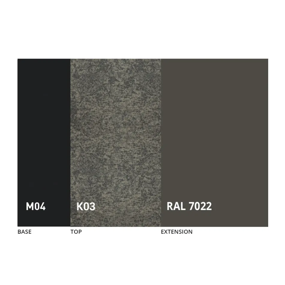 Mesa de comedor extensible hasta 310 cm en cerámica Made in Italy - Pitagora viadurini