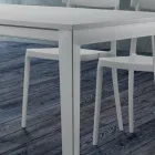 Mesa de Comedor Extensible hasta 310 cm en Melamina Made in Italy - Años Setenta viadurini