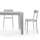 Mesa de Comedor Extensible hasta 310 cm en Melamina Made in Italy - Años Setenta viadurini