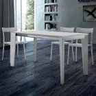 Mesa de Comedor Extensible hasta 310 cm en Melamina Made in Italy - Años Setenta viadurini