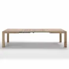 mesa de comedor extensible hasta 320 cm diseño moderno Oky viadurini
