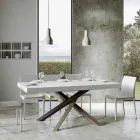 Mesa de Comedor Extensible hasta 440 cm de Diseño Made in Italy - Rally viadurini