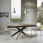Mesa de Comedor Extensible hasta 440 cm de Diseño Made in Italy - Rally viadurini