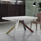 Mesa de comedor extensible hasta 450 cm en laminado Made in Italy - Salentino viadurini