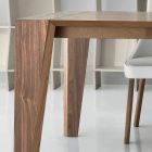 Mesa de comedor extensible en chapa de madera varios acabados - Gerry viadurini