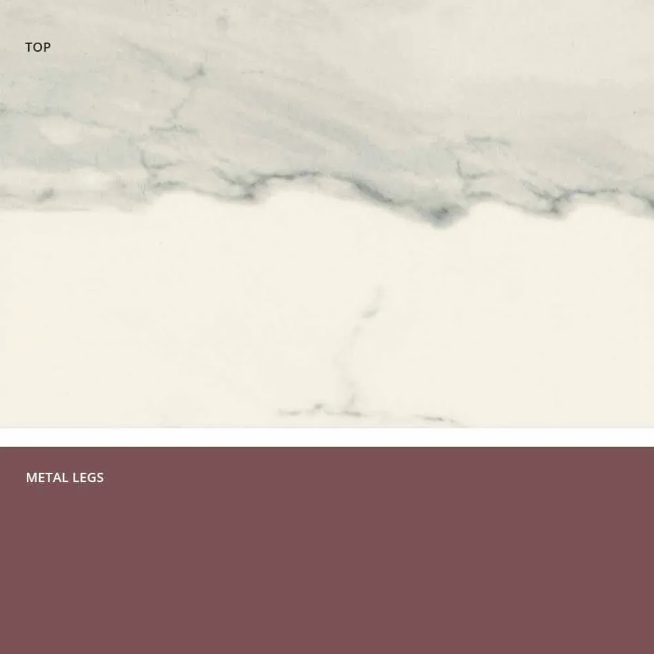 Mesa de comedor de vidrio cerámico extensible hecha en Italia, Wilmer viadurini