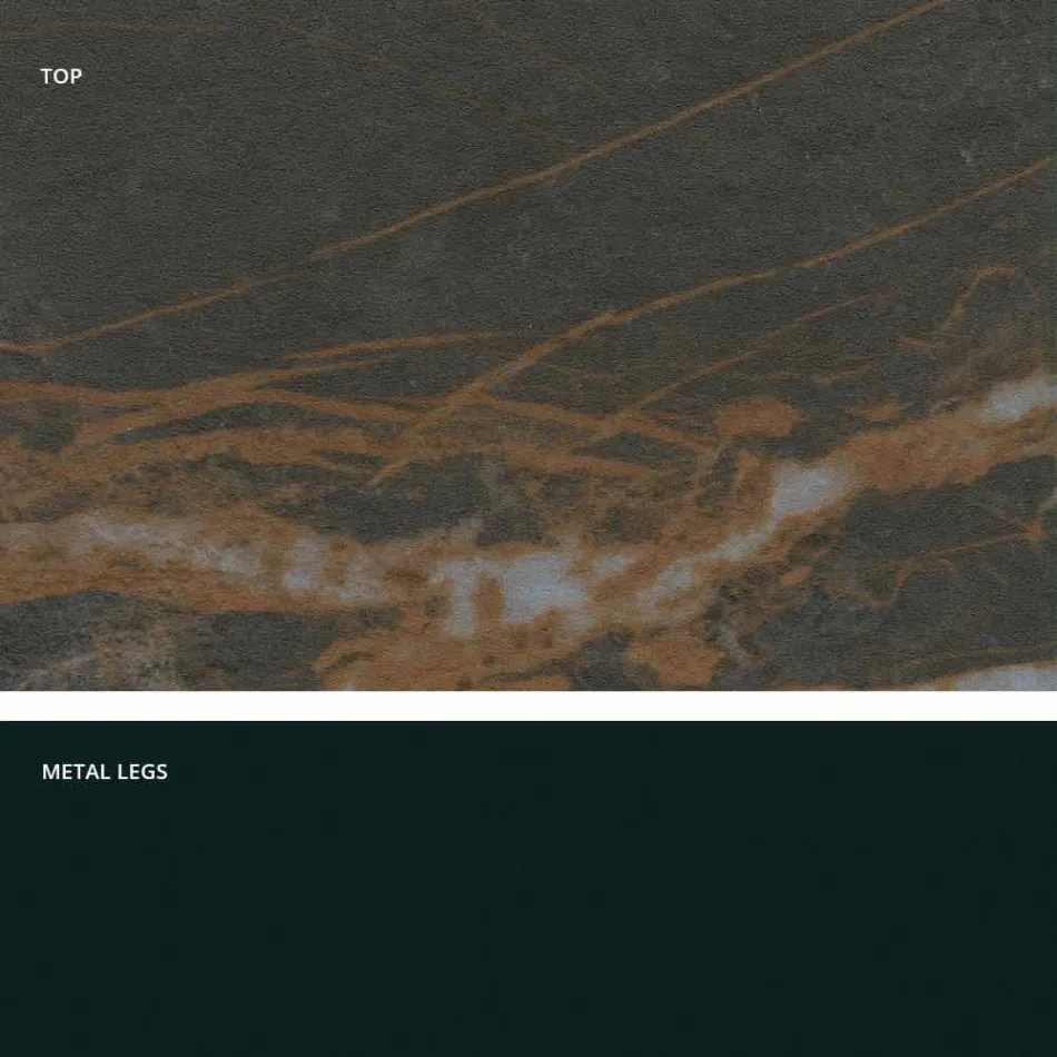 Mesa de comedor de vidrio cerámico extensible hecha en Italia, Wilmer viadurini