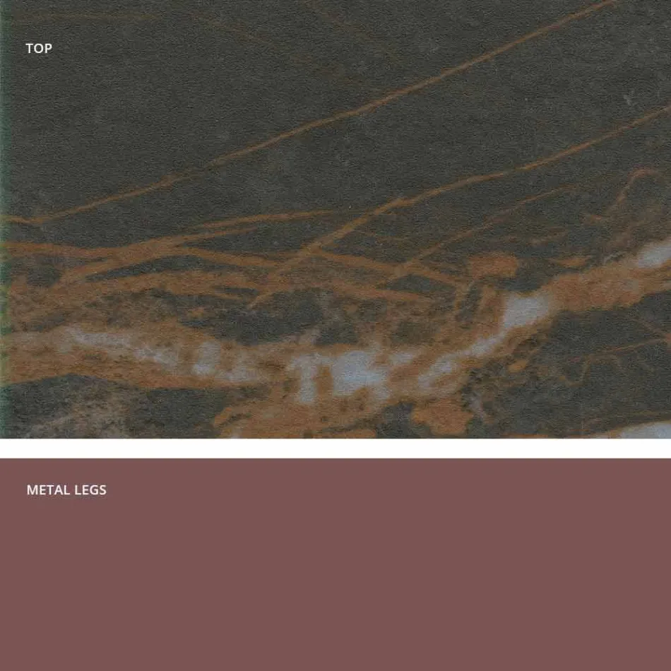 Mesa de comedor de vidrio cerámico extensible hecha en Italia, Wilmer viadurini