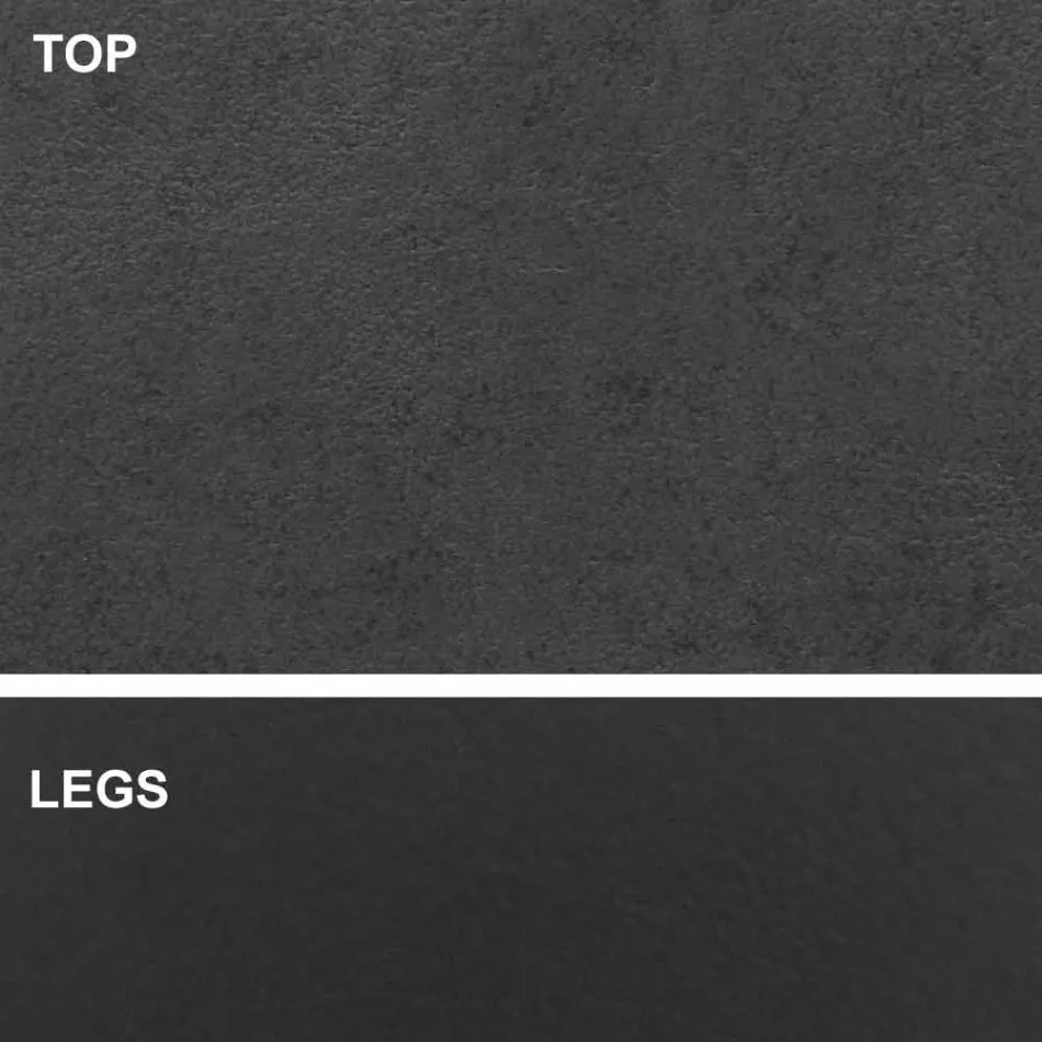 Mesa de comedor con tapa de barril en laminado HPL Made in Italy - Settimmio viadurini