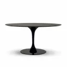Mesa de comedor con tapa redonda en Fenix Made in Italy de alta calidad - Dólares viadurini