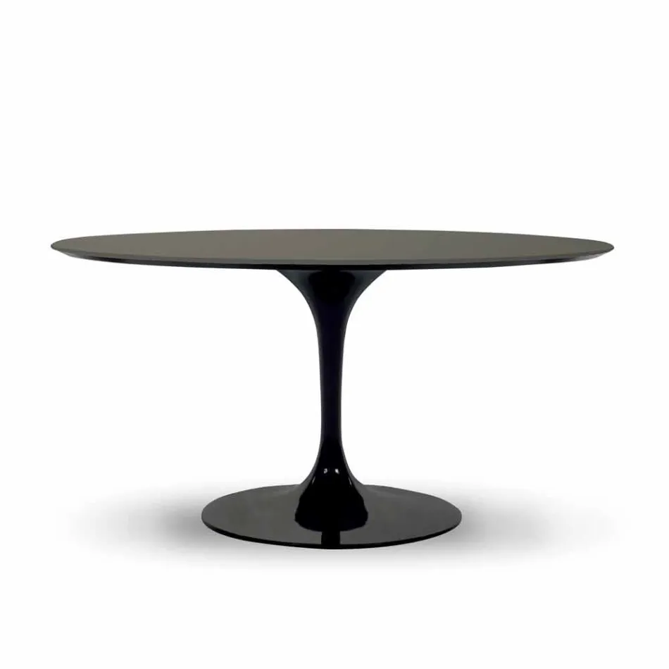 Mesa de comedor con tapa redonda en Fenix Made in Italy de alta calidad - Dólares viadurini
