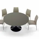 Mesa de comedor con tapa redonda en Fenix Made in Italy de alta calidad - Dólares viadurini