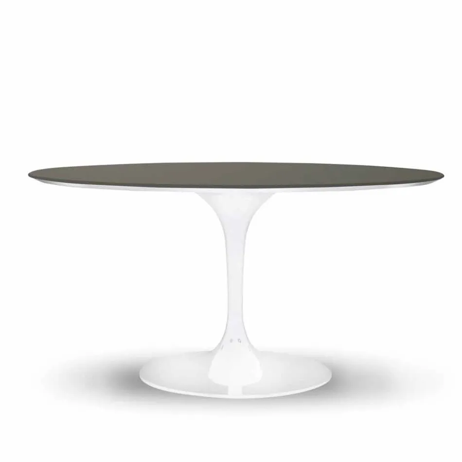 Mesa de comedor con tapa redonda en Fenix Made in Italy de alta calidad - Dólares viadurini