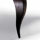 Mesa de comedor de diseño de lujo en madera maciza, hecha en Italia, Filo viadurini